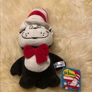 Dr. Seuss Cat in the Hat Plush - Classic Black, White, Red